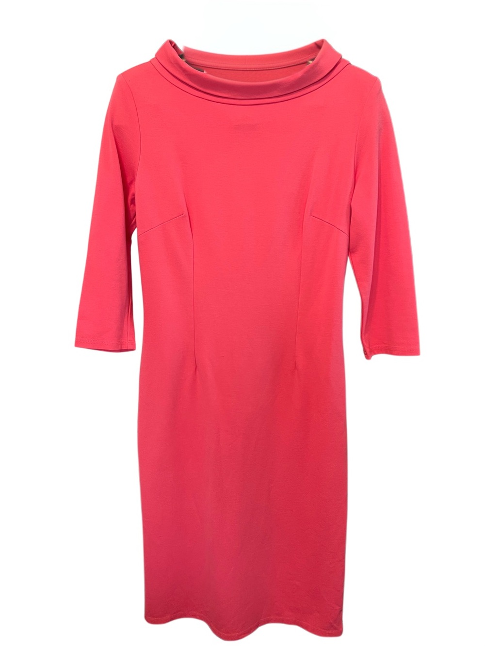 Laura Byrnes California Sabrina Dress Coral Pink Fall 2016 Pinup Girl Clothing